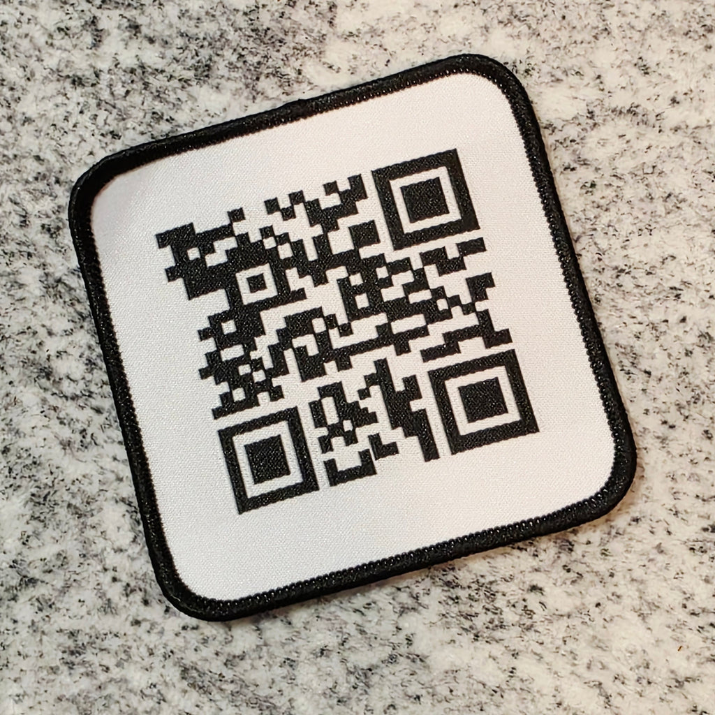 QR Patch (Never Gonna Give You up)