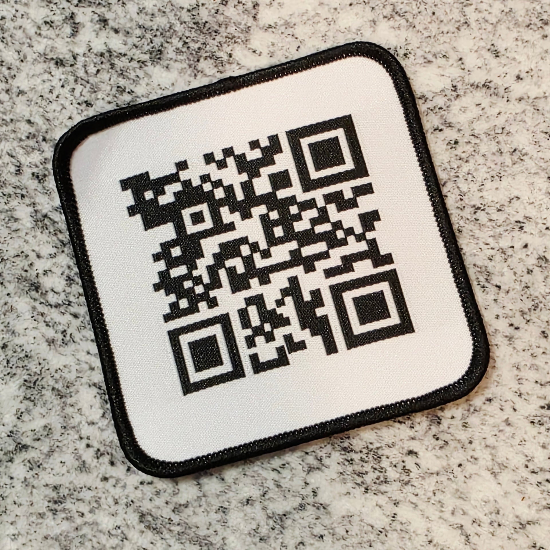 QR Patch (Never Gonna Give You up)