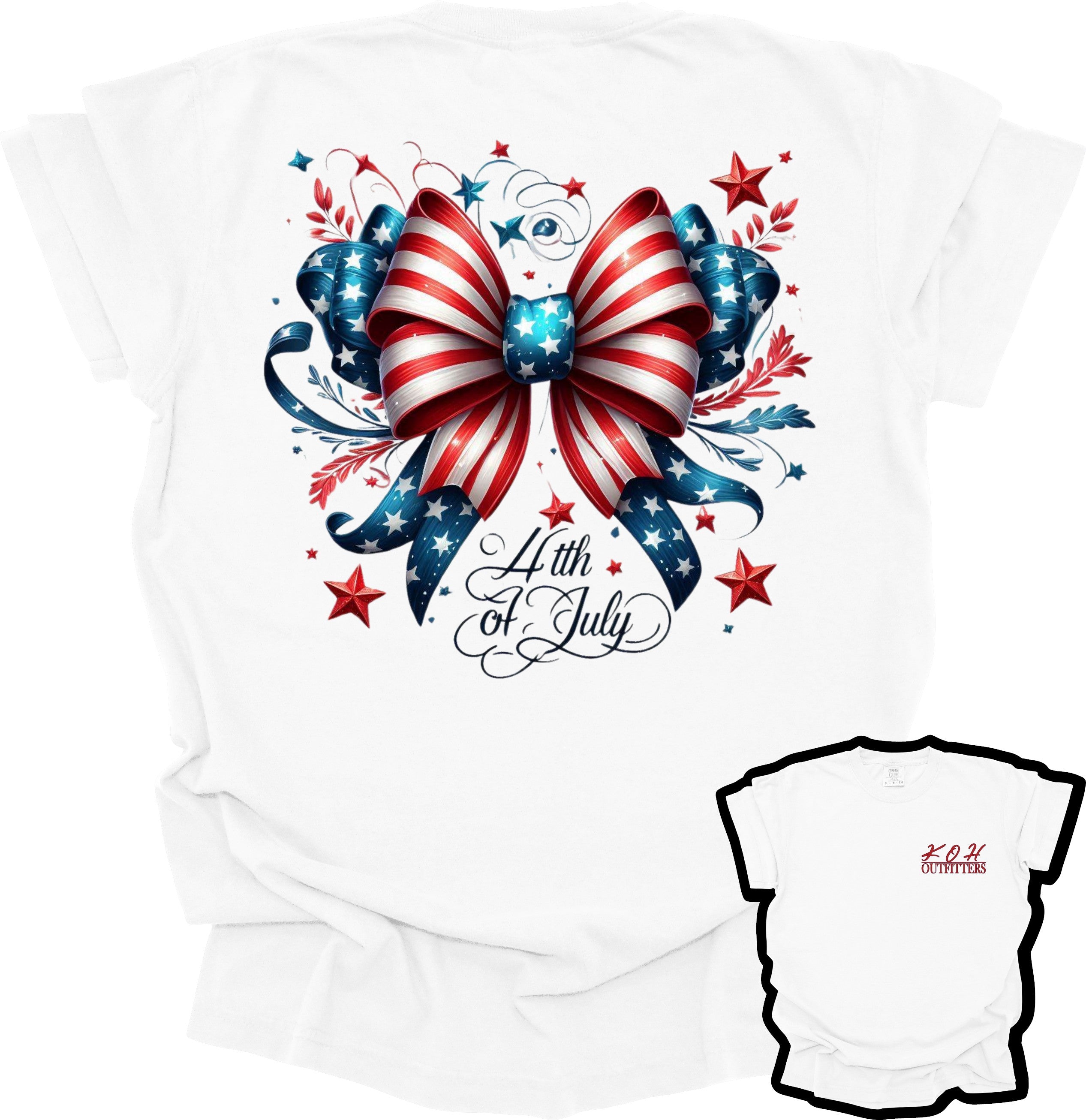 4th Of July American Bow