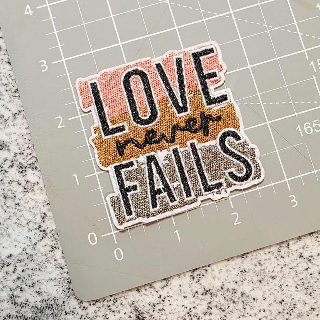 Love Never Fails Patch