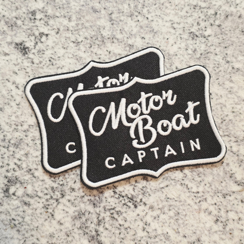 Motor Boat Captain Patch