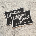 Motor Boat Captain Patch