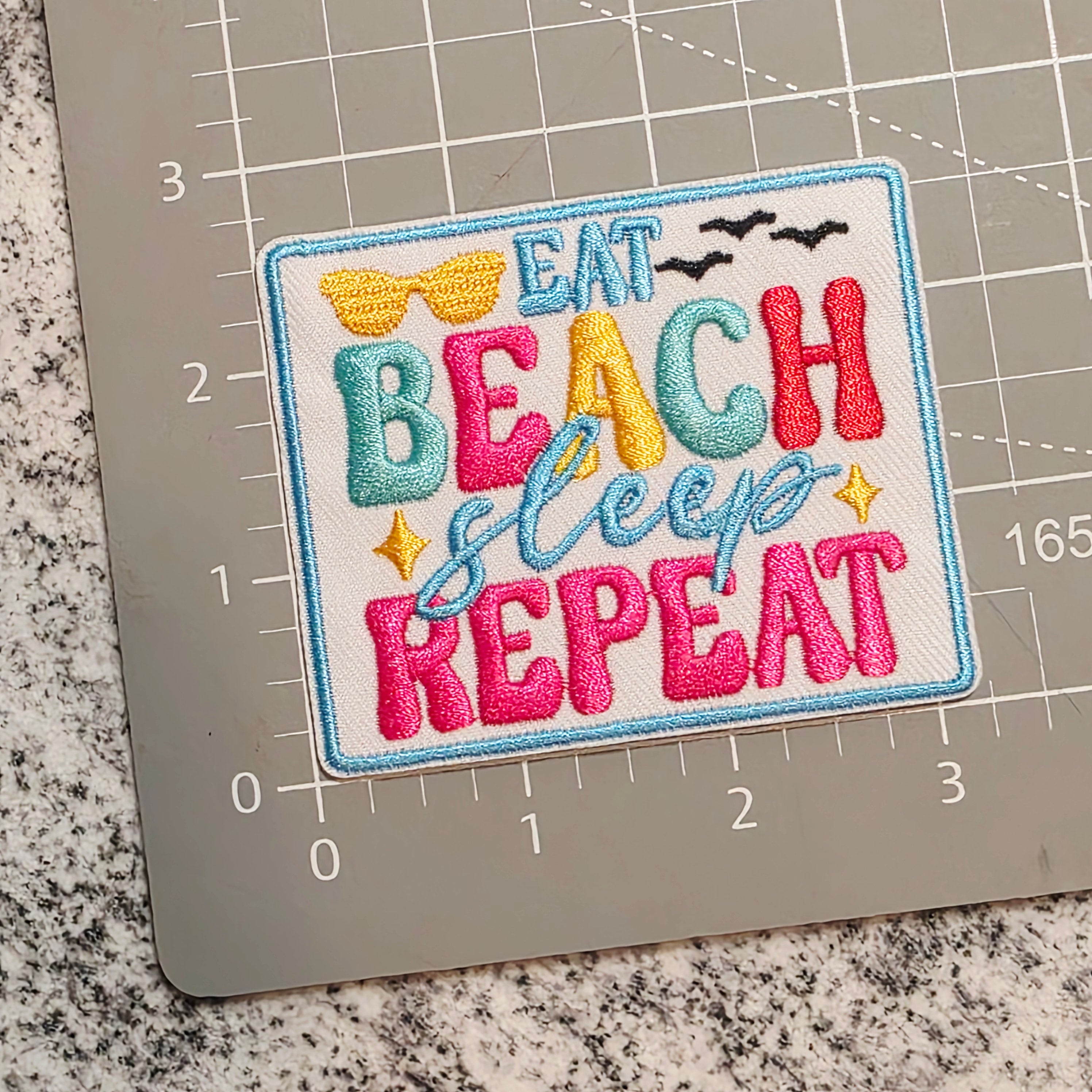 Eat Beach Sleep Repeat Patch
