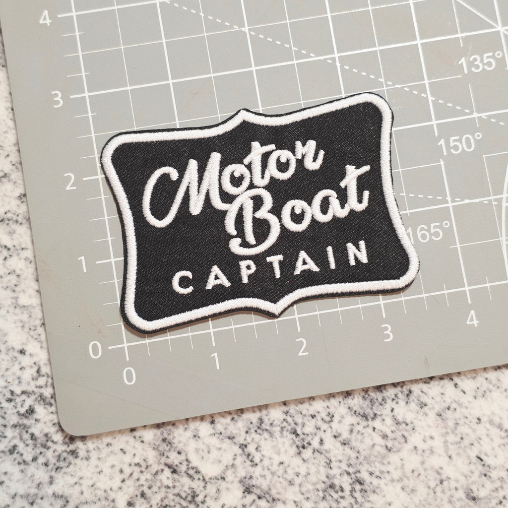 Motor Boat Captain Patch