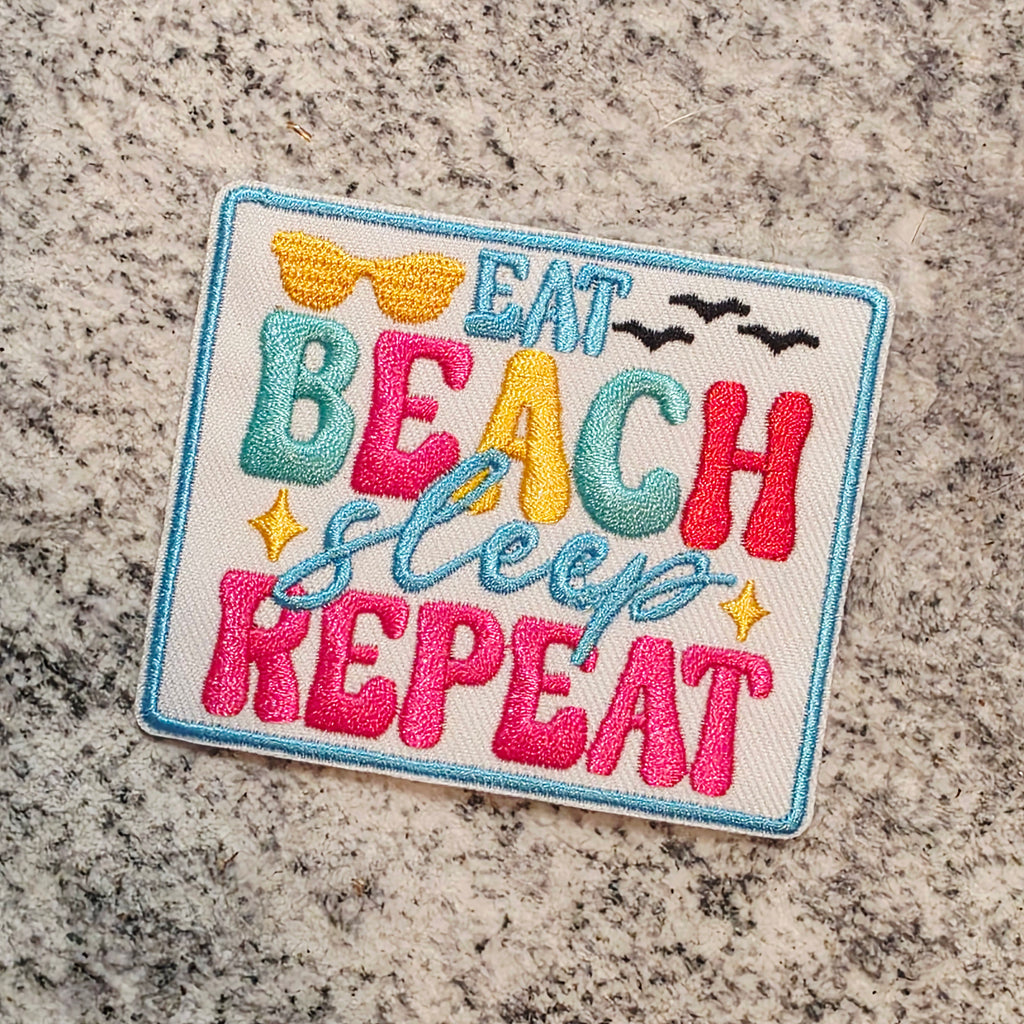 Eat Beach Sleep Repeat Patch