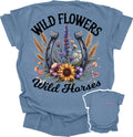Wild Flowers Wild Horses